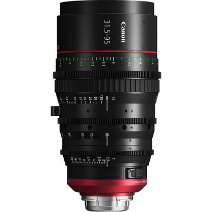 Objetivo Canon CN-E Flex Zoom 31,5-95 mm T1,7 y objetivo Super35 Cinema EOS (montura PL).