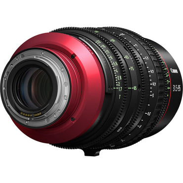 Objetivo Canon CN-E Flex Zoom 31,5-95 mm T1,7 y objetivo Super35 Cinema EOS (montura EF).