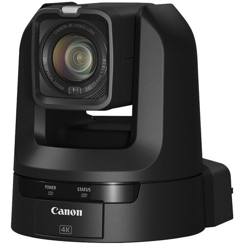 Cámara Canon CR-N100 4K NDI PTZ con zoom 20x (negro satinado)