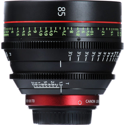 Objetivo fijo de cine Canon CN-E 85 mm T1.3 LF (montura EF)