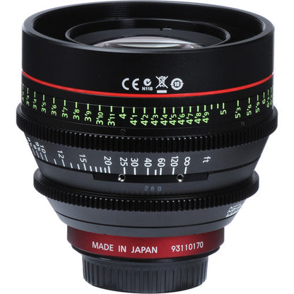 Objetivo fijo de cine Canon CN-E 85 mm T1.3 LF (montura EF)