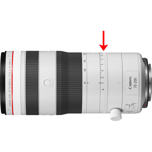 Objetivo Canon RF 70-200 mm f/2,8 L IS USM Z (blanco)