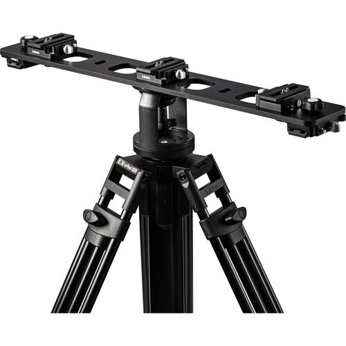 Columna de pedestal eléctrica de alta resistencia Libec LX-ePed PRO con plataforma rodante para cámaras PTZ