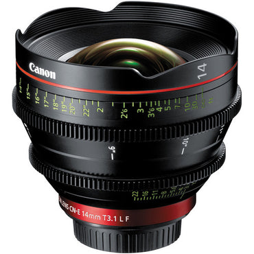 Objetivo fijo de cine Canon CN-E 14 mm T3.1 LF (montura EF)