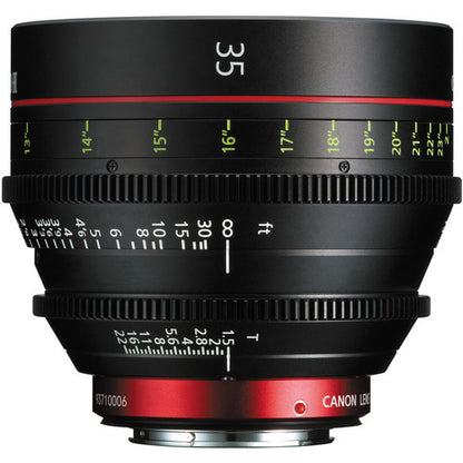 Objetivo fijo de cine Canon CN-E 35 mm T1.5 LF (montura EF)