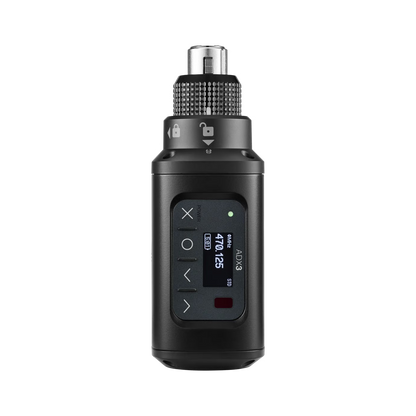 Transmisor plug-on Axient® Digital con ShowLink® ADX3