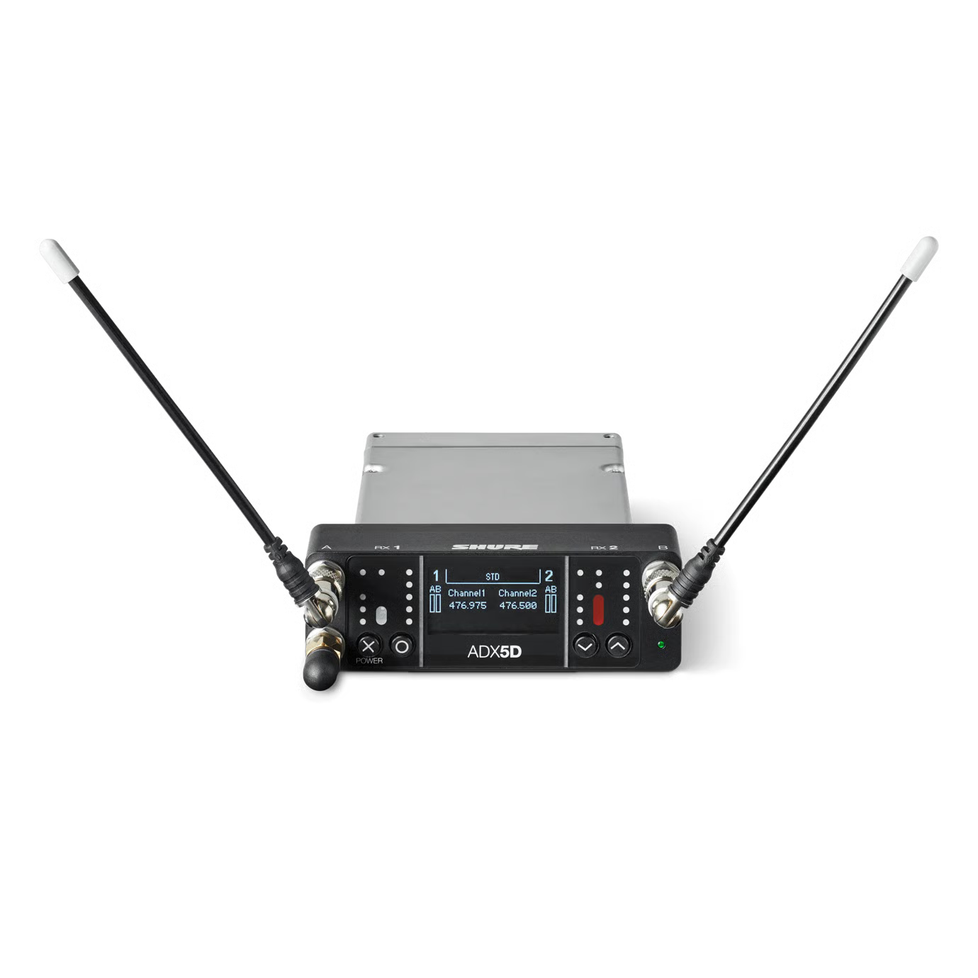 Receptor inalámbrico portátil digital de doble canal Axient® ADX5D