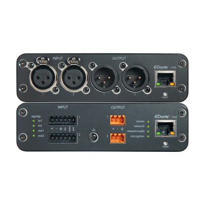 Interfaz de red de audio Shure ANI22XLR (conectores XLR)