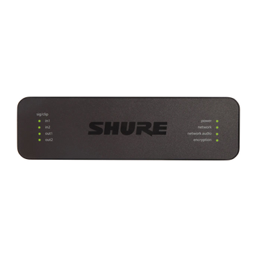 Interfaz de red de audio Shure ANI22XLR (conectores XLR)