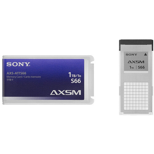 Tarjeta de memoria AXS serie A, con 1 TB de capacidad y una velocidad de escritura garantizada de 6,6 Gbps AXS-A1TS66