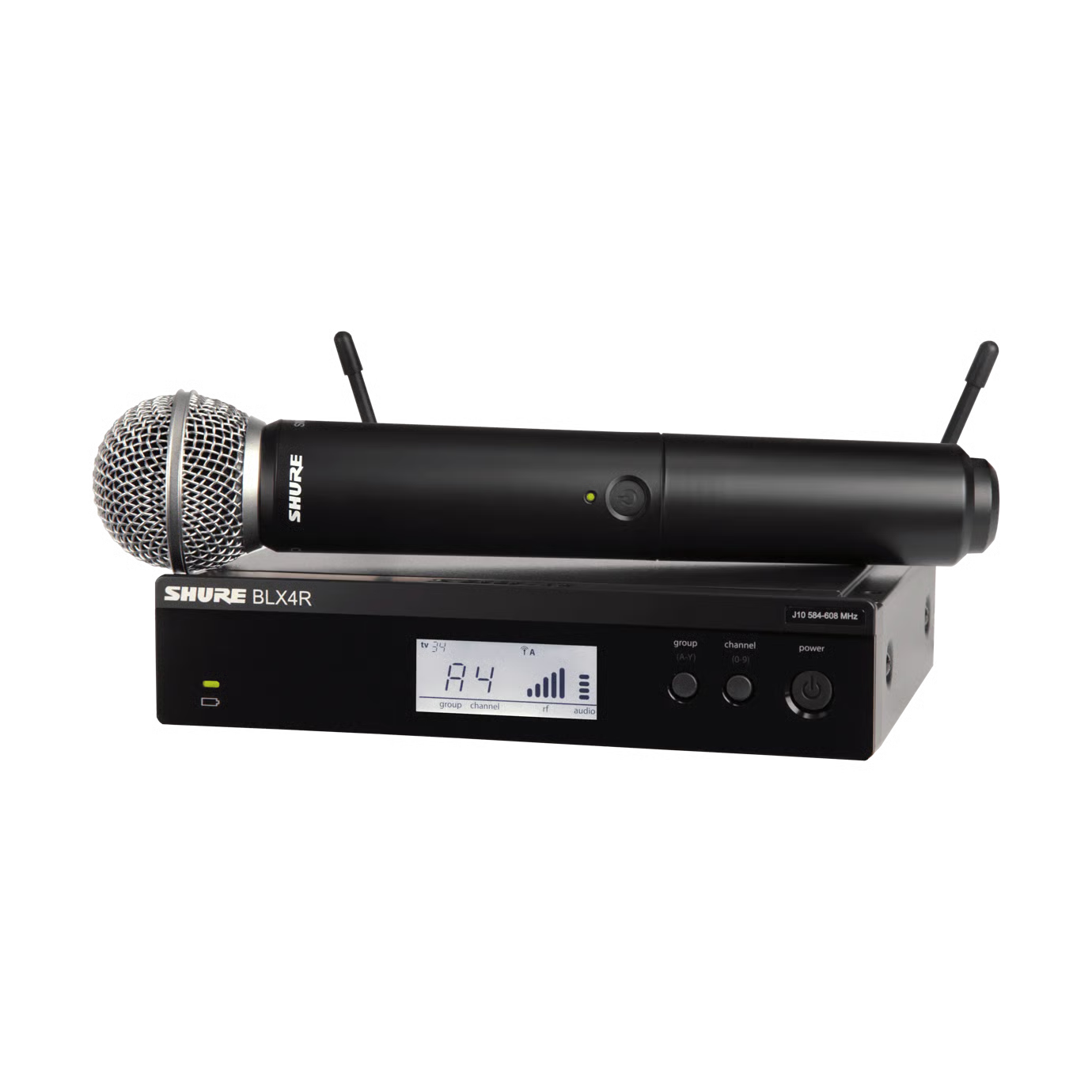 Sistema Vocal Inalámbrico Montable en Rack con SM58---BLX24R/SM58