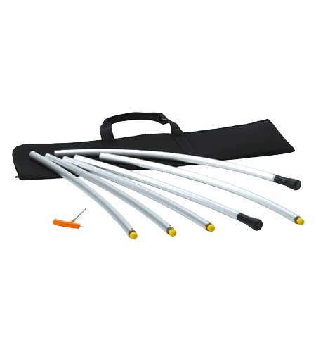 Riel curvo Libec CR-90 con estuche