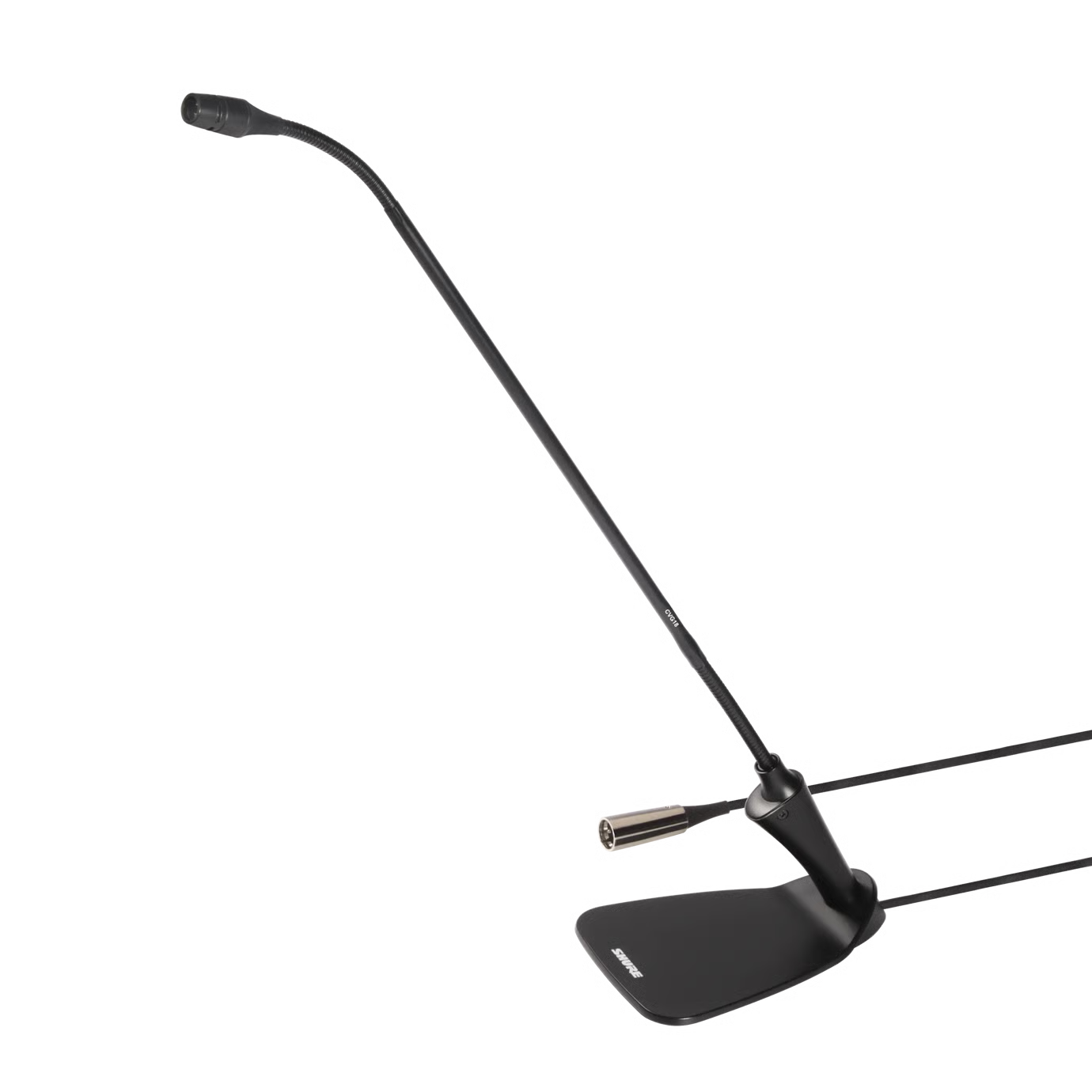 Centraverse™ CVG18D Micrófono cuello de ganso de 45,7 cm con base de sobremesa y previo en línea