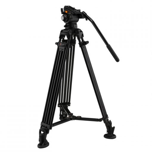 Tripié Profesional de Video E-Image EG03AA con Cabezal Fluido (Capacidad de Carga 5–8 kg)