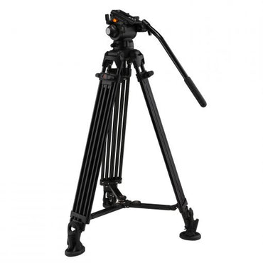 Tripié Profesional de Video E-Image EG03AA con Cabezal Fluido (Capacidad de Carga 5–8 kg)