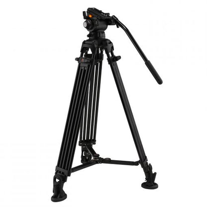Tripié Profesional de Video E-Image EG03AA con Cabezal Fluido (Capacidad de Carga 5–8 kg)