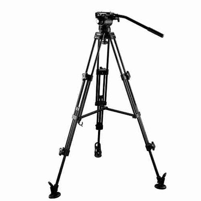 Tripié Profesional de Video E-Image EG03AA con Cabezal Fluido (Capacidad de Carga 5–8 kg)