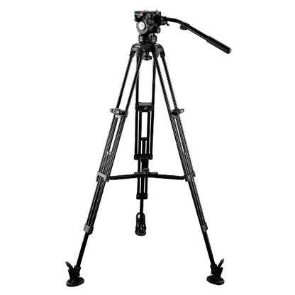 Tripié Profesional de Video E-Image EG05A2 con Cabezal Fluido (Capacidad de Carga 7–10 kg)