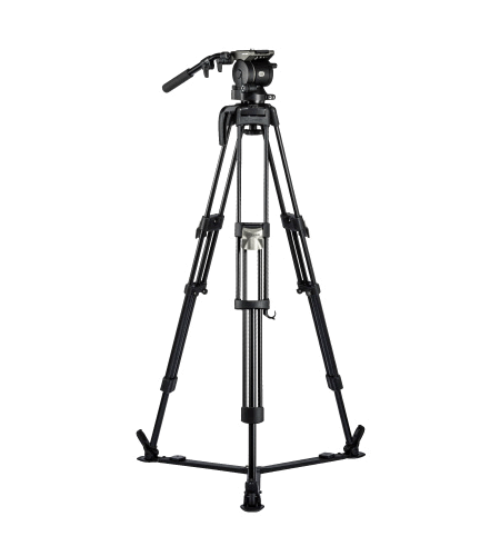 Sistema de trípode Libec HS-350Q con cabezal H35, separador de suelo y estuche