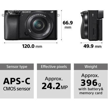 Cámara APS-C con AF rápido Alpha 6100k