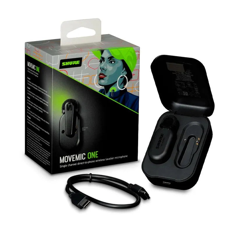 Move Mic Micrófono miniatura inalámbrico bluetooth, MV-ONE