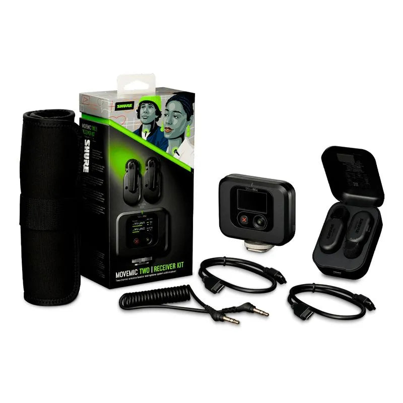 Move Mic Kit de Micrófonos miniatura inalámbricos bluetooth, MV-TWO-KIT