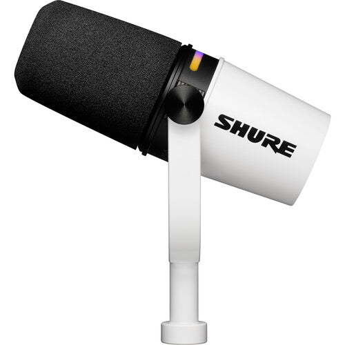Micrófono Shure MV7+ Podcast XLR/USB (blanco)