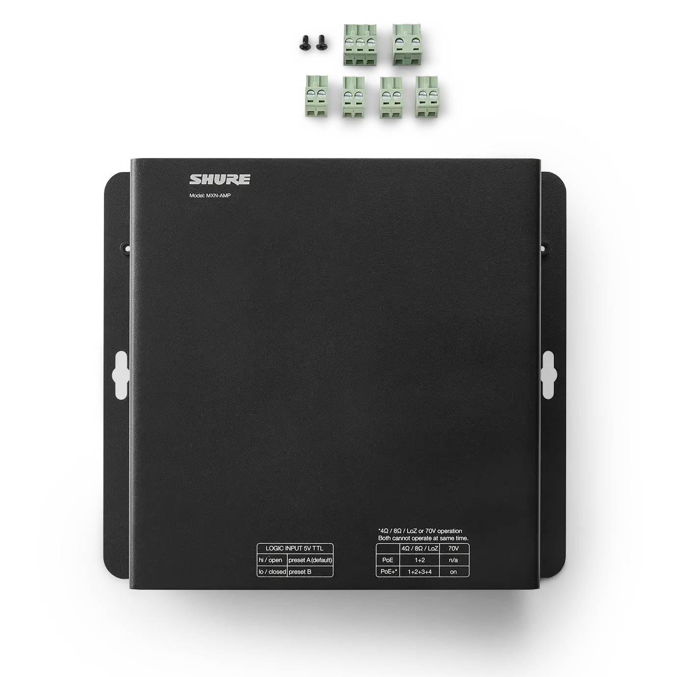 Amplificador Multicanal Alimentado por PoE+ MXN-AMP