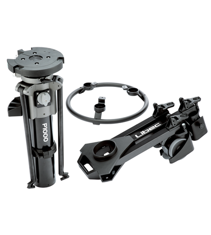 Sistema de pedestal de base plana Libec P1000 de 150 mm