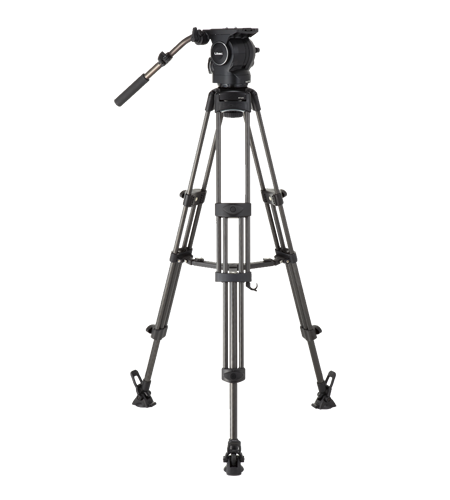 Sistema de trípode profesional de aluminio Libec RSP-750M con separador intermedio para configuraciones ENG