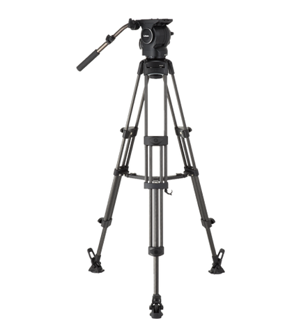 Sistema de trípode profesional de aluminio Libec RSP-750M con separador intermedio para configuraciones ENG