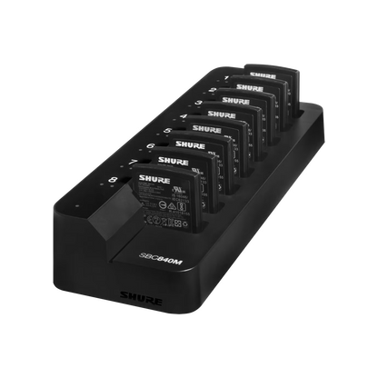 SBC840M-US Cargador em red de ocho posiciones para las baterías SB910M
