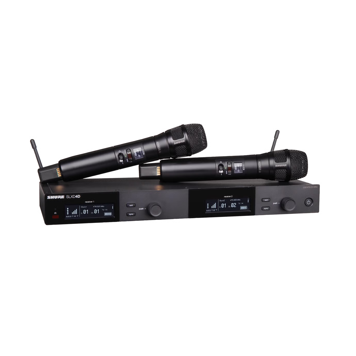 Sistema Inalámbrico Doble con 2 Transmisores de Mano Nexadyne™ 8/S