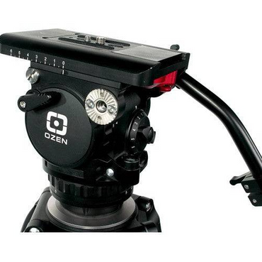 Tripié Profesional OZEN System 8AL2HDS Heavy Duty con Cabezal Fluido AGILE 8S (Payload 1–10 kg, Bowl 75 mm)