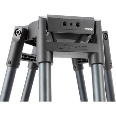 Trípode Libec T150B de aluminio de dos etapas para trabajo pesado con tazón de 150 mm