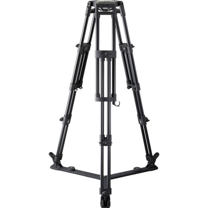 Patas de trípode de aluminio de dos etapas de alta resistencia Libec T150F (base plana de 4 pernos)