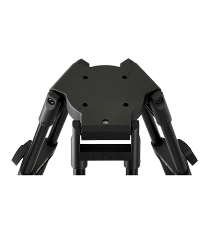 Patas de trípode de aluminio de dos etapas de alta resistencia Libec T150F (base plana de 4 pernos)