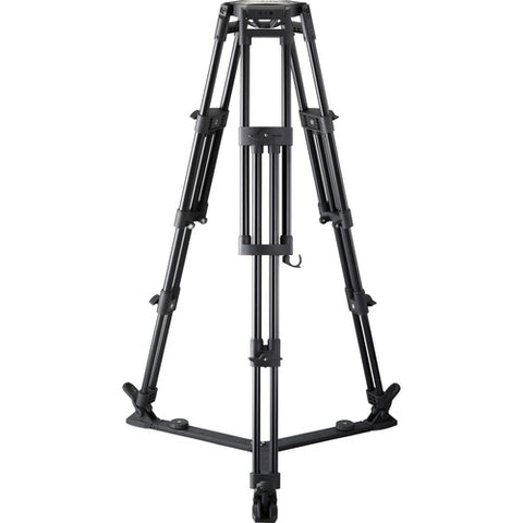 Patas de trípode de aluminio de dos etapas de alta resistencia Libec T150F (base plana de 4 pernos)