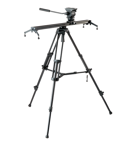 Kit de cabezal fluido Libec TH-Z S8, trípode, deslizador de 33" y estuche de transporte