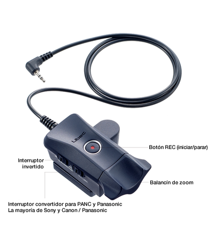 Control de zoom Libec ZC-LP LANC para cámaras Sony/Canon/Panasonic seleccionadas