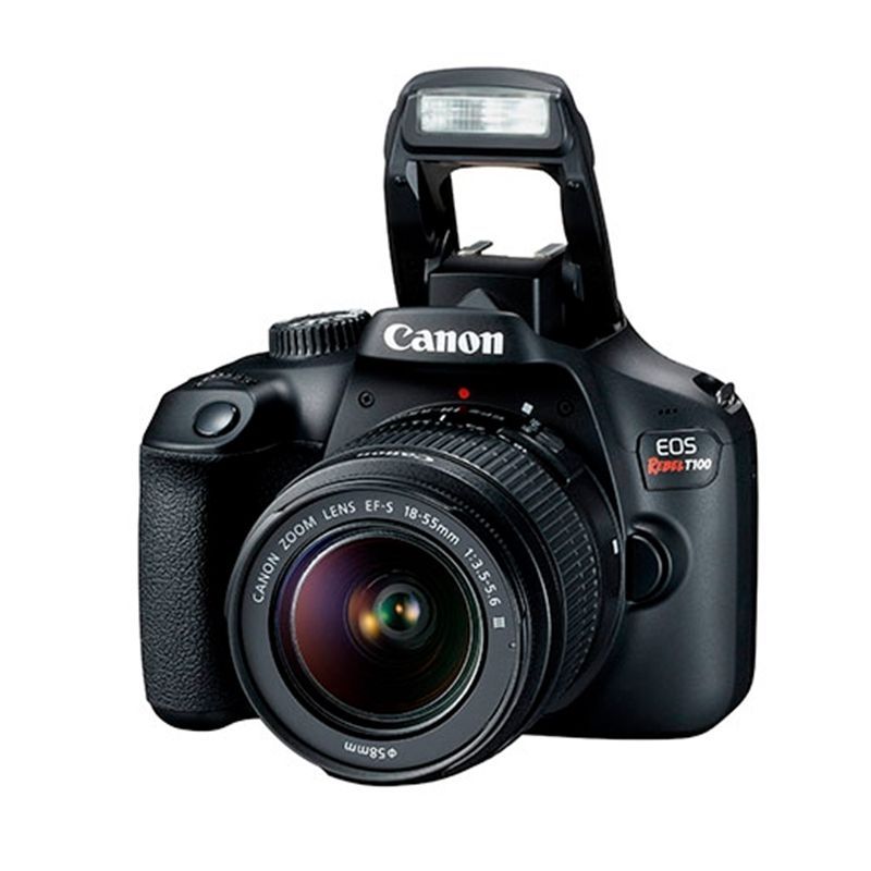  Canon EOS Rebel T100 EF-S 18–55mm f/4–5.6 STM 