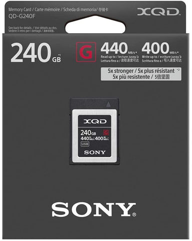Memoria Sony XQD 240GB QD-G240F/J SYM