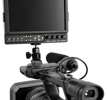 Conector para monitor sobre camara Libec
