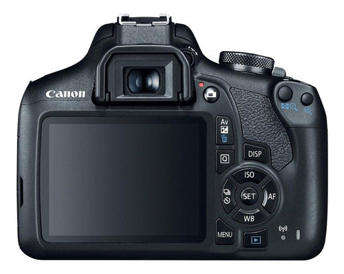 "EOS Rebel T7 con lente EF-S 18-55mm y lente EF 75-300mm III"