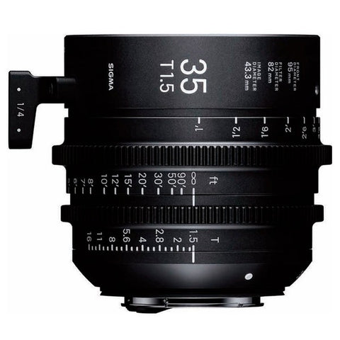 Lente Cine SIGMA 35mm T1.5 FF Prime Estándar